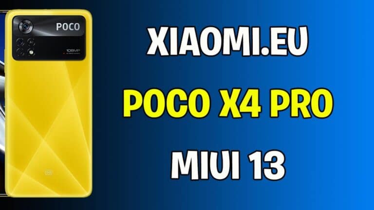 instalar POCO X4 pro XIAOMI eu